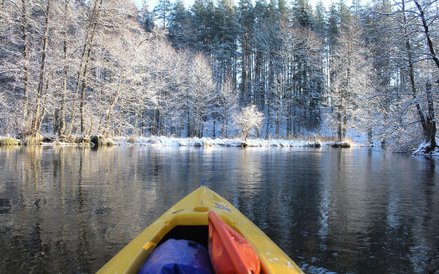 Kajaki zimą