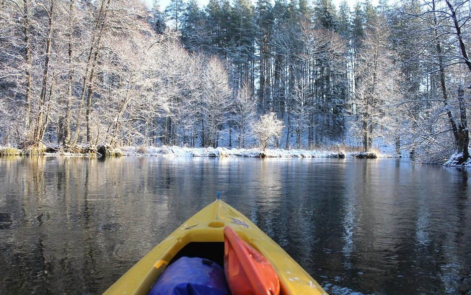 Kajaki zimą