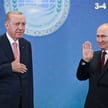 Erdogan i Putin na szczycie Szanghajskiej Organizacji Współpracy w Astanie, lipiec 2024