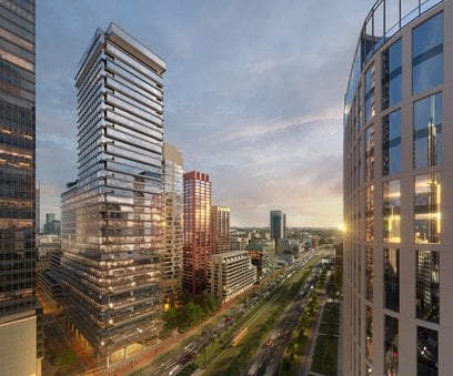 Zaprojektowany przez pracownię JEMS Architekci, budynek będzie składał się z dwóch części: 150-metro