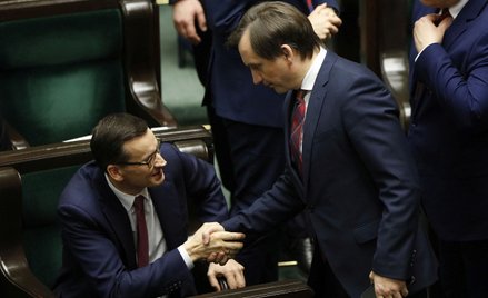 „Im bardziej Ziobro atakuje, tym Morawiecki mocniejszy się staje”