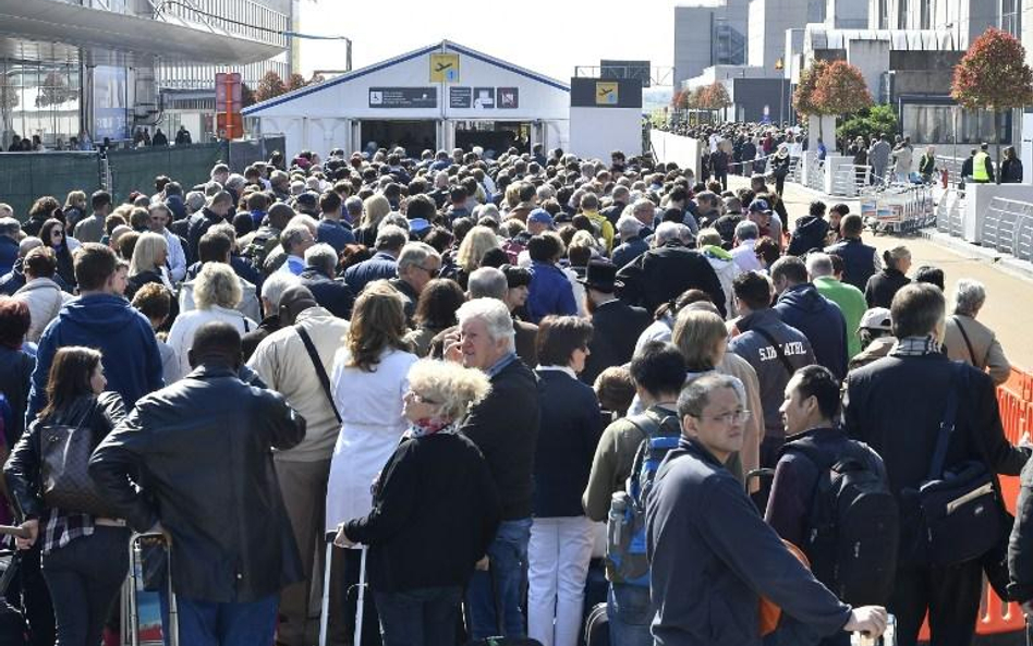 Chaos na lotnisku w Brukseli