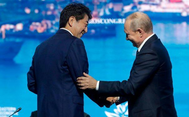 Władywostok 5 września, Shinzo Abe i Władimir Putin