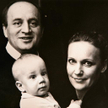Krzysztof Zaleski z żoną i synem Jankiem