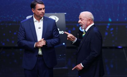Flavio Bolsonaro i Luiz inácio Lula da Silva