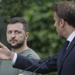 Prezydenci Ukrainy i Francji - Wołodymyr Zełenski i Emmanuel Macron