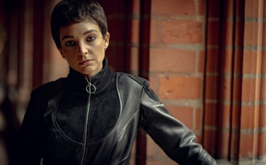 Maria Dębska w filmie "Pan Samochodzik"