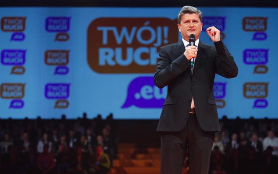 Janusz Palikot połączenie z Racją Polskiej Lewicy ogłosił podczas kongresu założycielskiego Twojego 