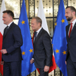 Szymon Hołownia, Donald Tusk i Władysław Kosiniak-Kamysz