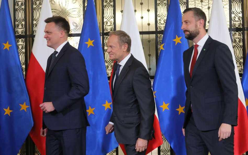 Szymon Hołownia, Donald Tusk i Władysław Kosiniak-Kamysz