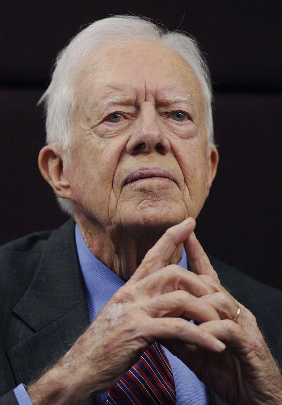 Były prezydent USA Jimmy Carter, fotografia z 5 października 2011 r.