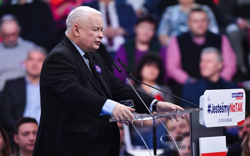 Prezes PiS Jarosław Kaczyński