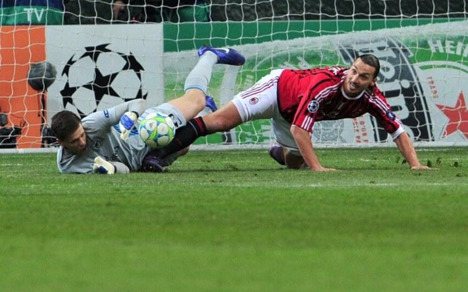 Wojciech Szczęsny i Zlatan Ibrahimović