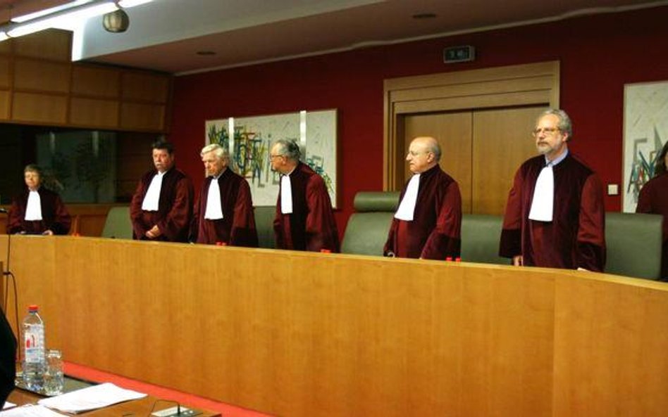 Sędziowie Europejskiego Trybunału Sprawiedliwości