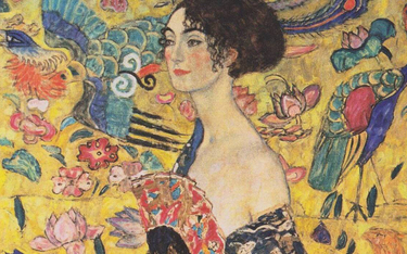 Dama z wachlarzem, obraz Gustava Klimta.