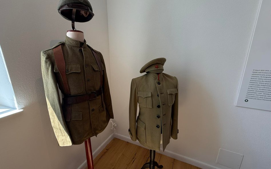 Zwiedzający muzeum zobaczą umundurowanie żołnierzy z czasów Bitwy Warszawskiej 1920 r.