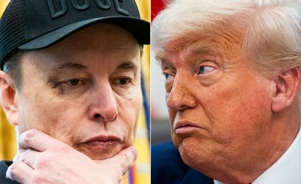 Elon Musk (L) i Donald Trump (P)
