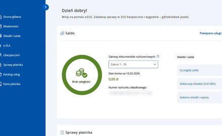 Tak wygląda nowy portal eZUS dla płatników.