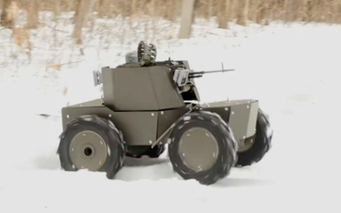 Sterowany miniczołg ma być postrachem dla rosyjskiej armii. Testy nowatorskiej maszyny trwają