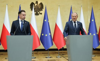 Andrzej Domański i Donald Tusk