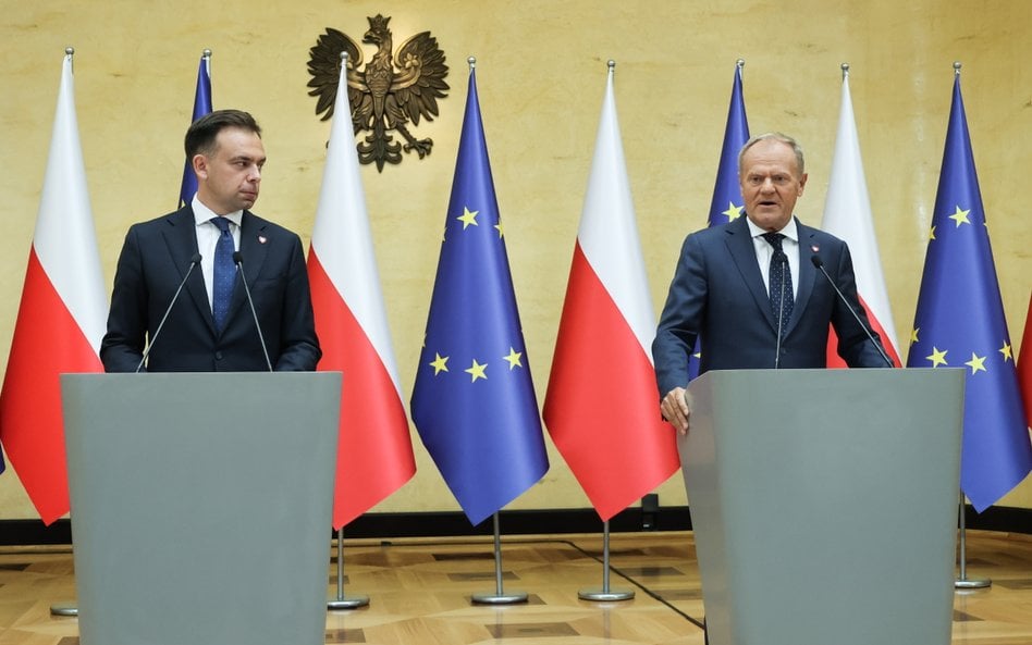 Andrzej Domański i Donald Tusk