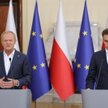 Premier Donald Tusk oraz minister finansów Andrzej Domański