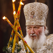 Po wybuchu wojny moskiewski patriarcha Cyryl (na zdjęciu) wielokrotnie występował publicznie wspiera
