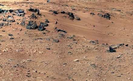 Marsjański łazik w glinie