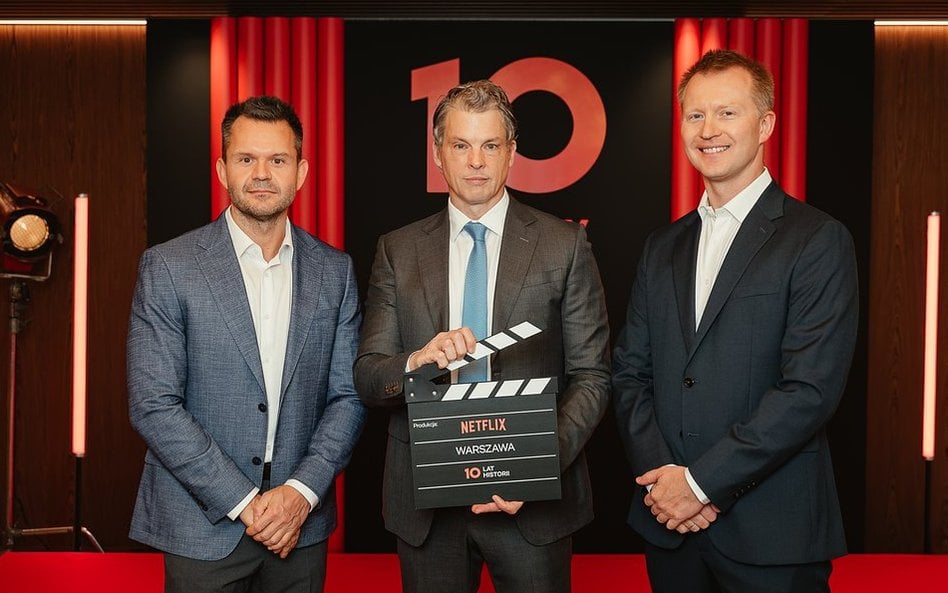 Na zdjęciu od lewej: Łukasz Romaniuk (Content Engineering Director w warszawskim biurze Netflixa), G