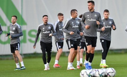 Treningu stołecznej drużyny w Legia Training Center w Książenicach