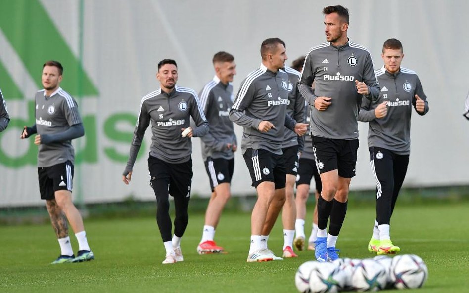 Treningu stołecznej drużyny w Legia Training Center w Książenicach