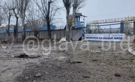 Na Berdiańsk miały spaść szczątki zestrzelonych rakiet