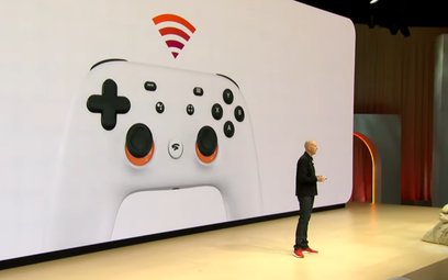 Phil Harrison, wiceszef Google, prezentuje nową usługę
