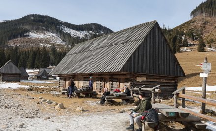 Dolina Chochołowska w polskich Tatrach na początku lutego 2025 roku.