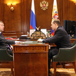 Premier Dmitrij Miedwiediew i Aleksandr Bortnikow