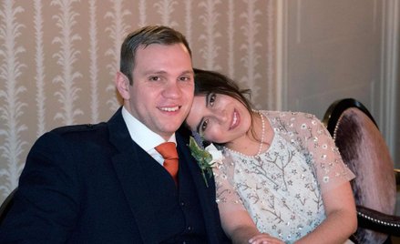 Matthew Hedges wraz z żoną