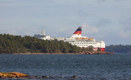 Fiński prom utknął na mieliźnie na Morzu Bałtyckim. Nie pierwszy raz