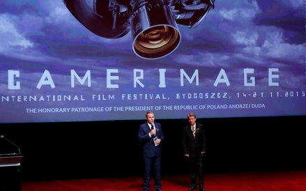 Rafał Bruski, prezydent Bydgoszczy i Marek Żydowicz, założyciel fundacji TUMULT - organizatora Festi