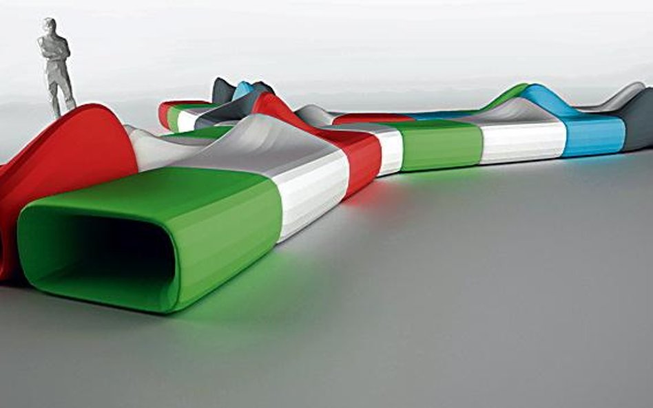 Modułowy system siedzeń Polyline, 2008, Platform Studio dla Iker