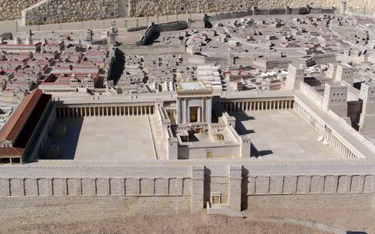Replika Świątyni Jerozolimskiej z czasów Heroda Wielkiego.