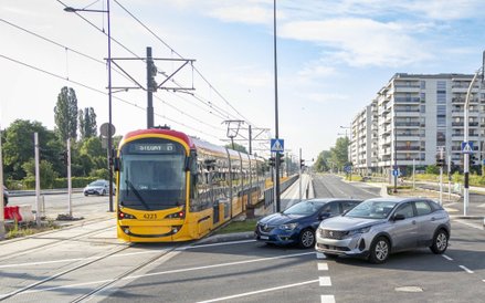 Kierowcy muszą się jeszcze przyzwyczaić do nowego ukłądu skrzyżowania, a przede wszystkim do obecnoś