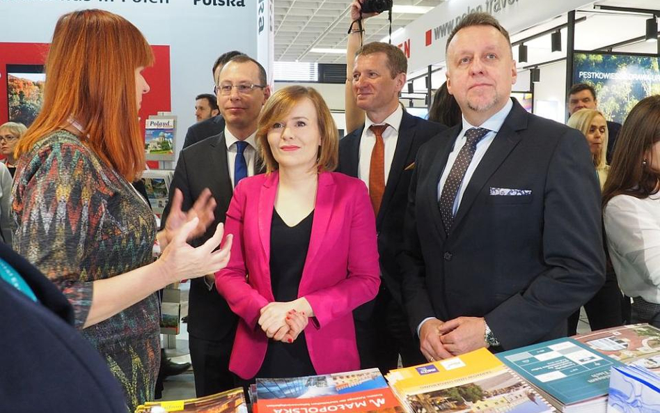 W marcu Anna Krupka odwiedziła polskie stoisko na międzynarodowych targach turystycznych w Berlinie.