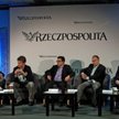 Uczestnicy panelu (od prawej): Jacek Kaczyński (SE TV), Marcin Pery (Redefine), Paweł Tutka, Wojciec