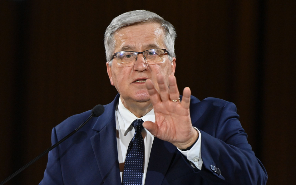 Były prezydent Bronisław Komorowski