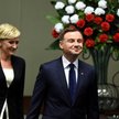 Prezydent Andrzej Duda z małżonką Agatą. Fot. Radek Pietruszka