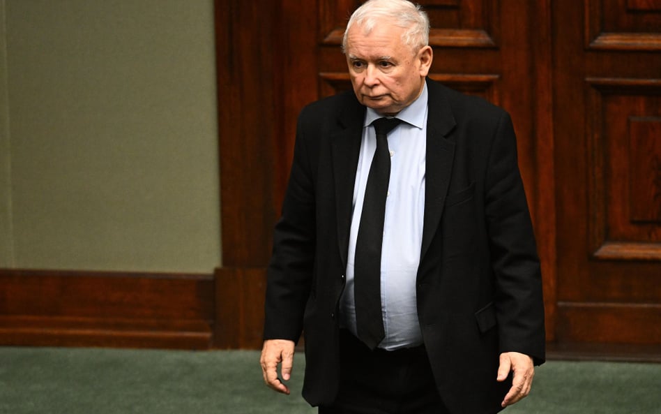 Prezes PiS Jarosław Kaczyński