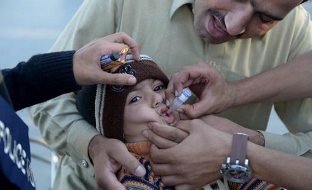 Rekord zachorowań na polio w Pakistanie