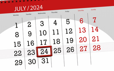 Wydarzy się dziś. Kalendarium wydarzeń na rynkach w dniu 24.07.2024