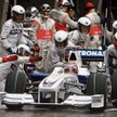 Boks BMW Sauber - jeszcze ze starym sponsorem