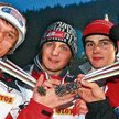Polscy medaliści; od lewej: Łukasz Rutkowski, Krzysztof Miętus, Dawid Kowal i Maciej Kot